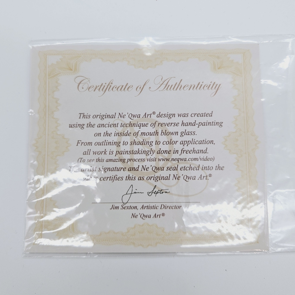 NE'QWA ART | "Faithful Friends" 7000119 Dona Gelsinger Santa Christmas ornament - Picture 5 of 6